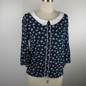 Peter Pan Collar Daisy Floral Top Disney Kohls